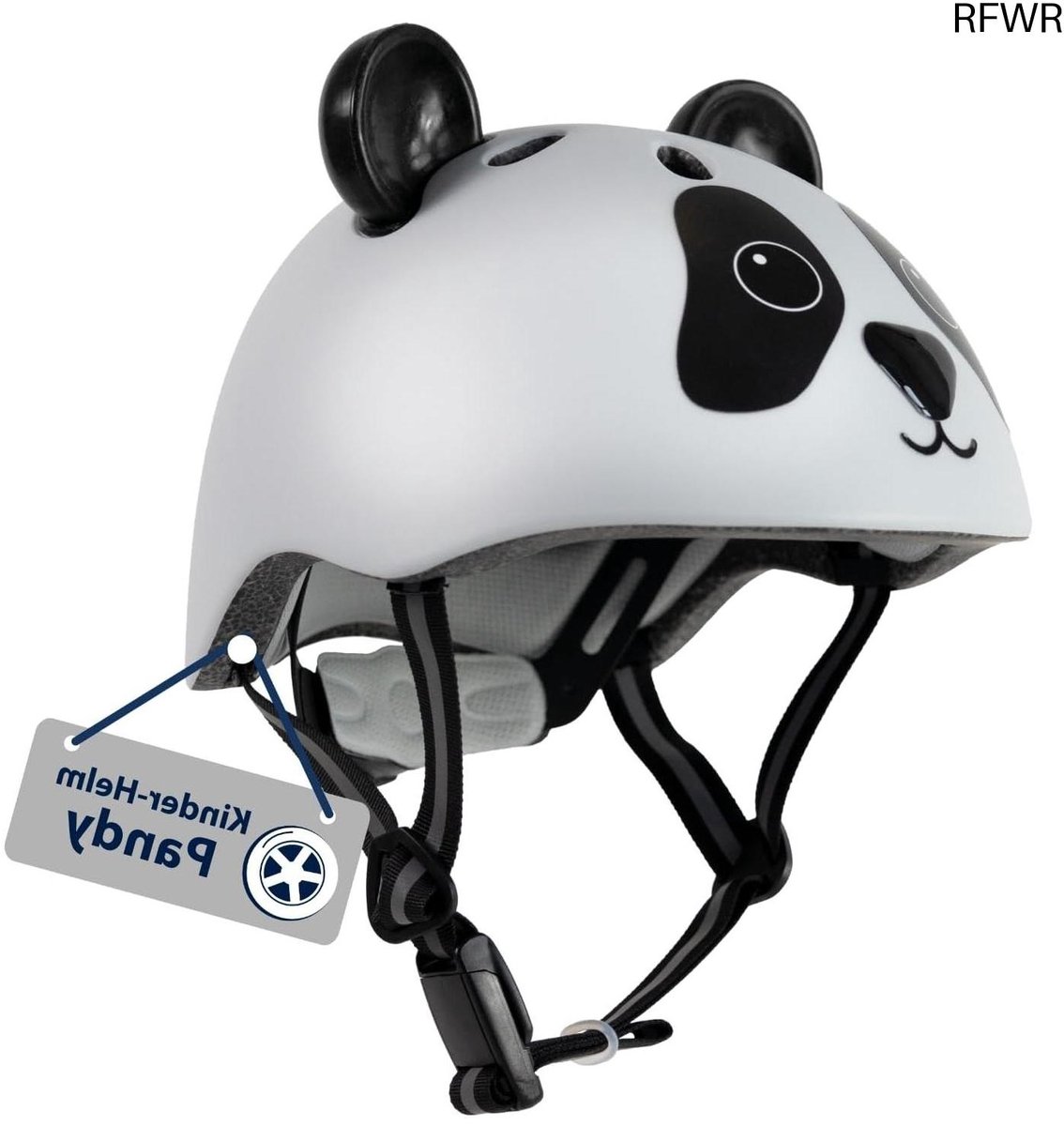 RFWR® Jeugd kinderhelm Panda - Veilig en Comfortabel (maat 44-47)