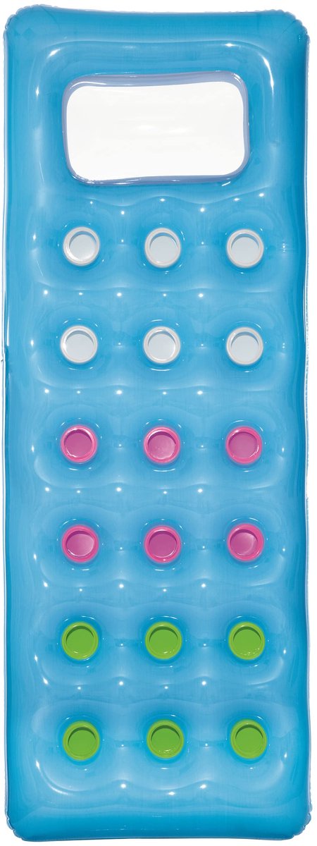Ibenzoa® Stijlvol en Comfortabel Luchtbed met Kleurige Onderkant en Kijkvenster voor Zomerplezier van Ibenzoa — afbeelding 2