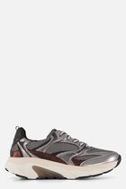 Gabor Rollingsoft Sneakers zilver Textiel - Dames