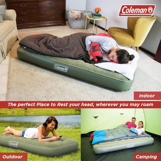 RFWR® Luchtbed Comfort Eenpersoons 188 x 85 cm - Opblaasbaar voor Camping en Thuis van Merkloos — afbeelding 3