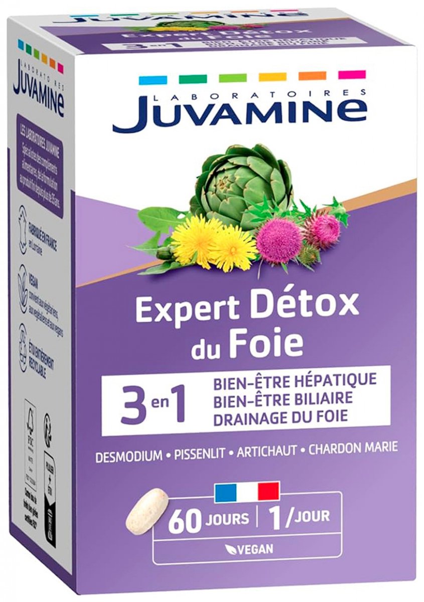 Goedkoopste Juvamine Expert'Nature Lever Welzijn 60 Tabletten