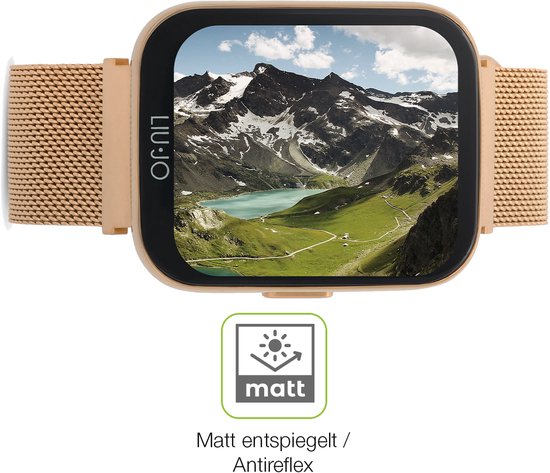 dipos FLEX – 2 films de protection d'écran mats pour montre connectée Liu Jo Voice Mini | Protection d'écran | Convient aux cas