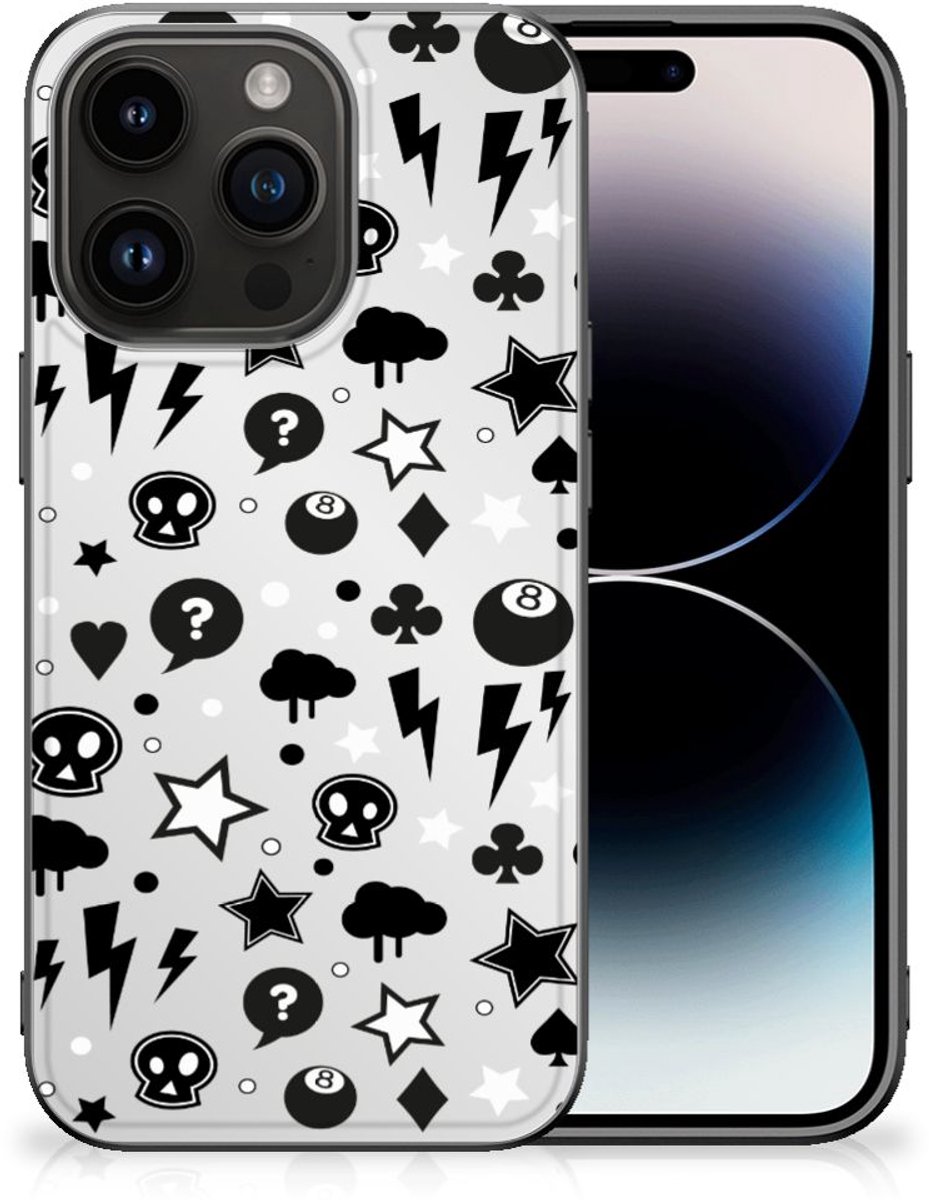 Telefoonhoesje iPhone 15 Pro Silver Punk