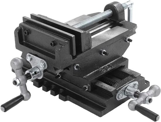 Röhm 863423 boormachinebankschroef DPV, maat 3, bekbreedte 120, met prisma- en normale kaak SBO