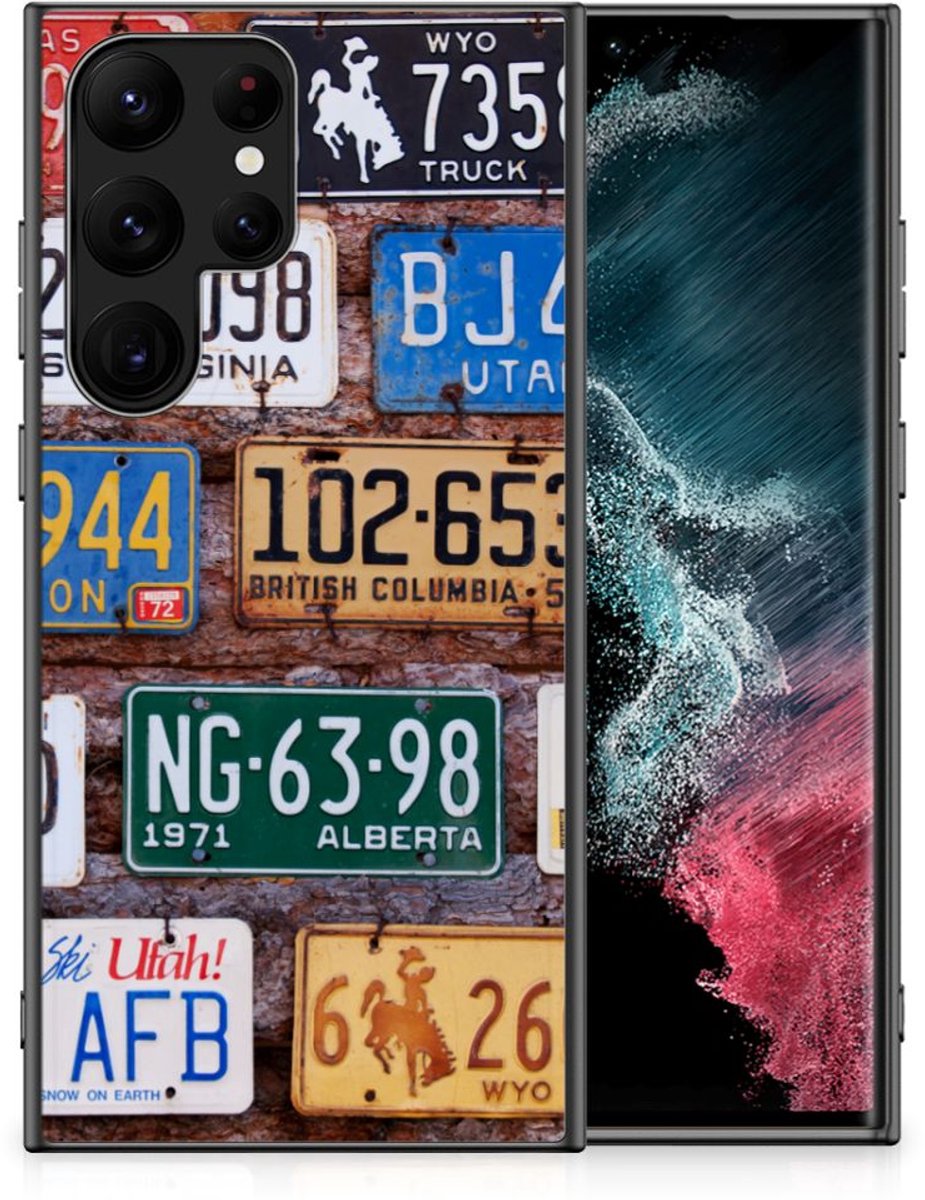 Samsung Galaxy S23 Ultra Silicone Back Case Kentekenplaten