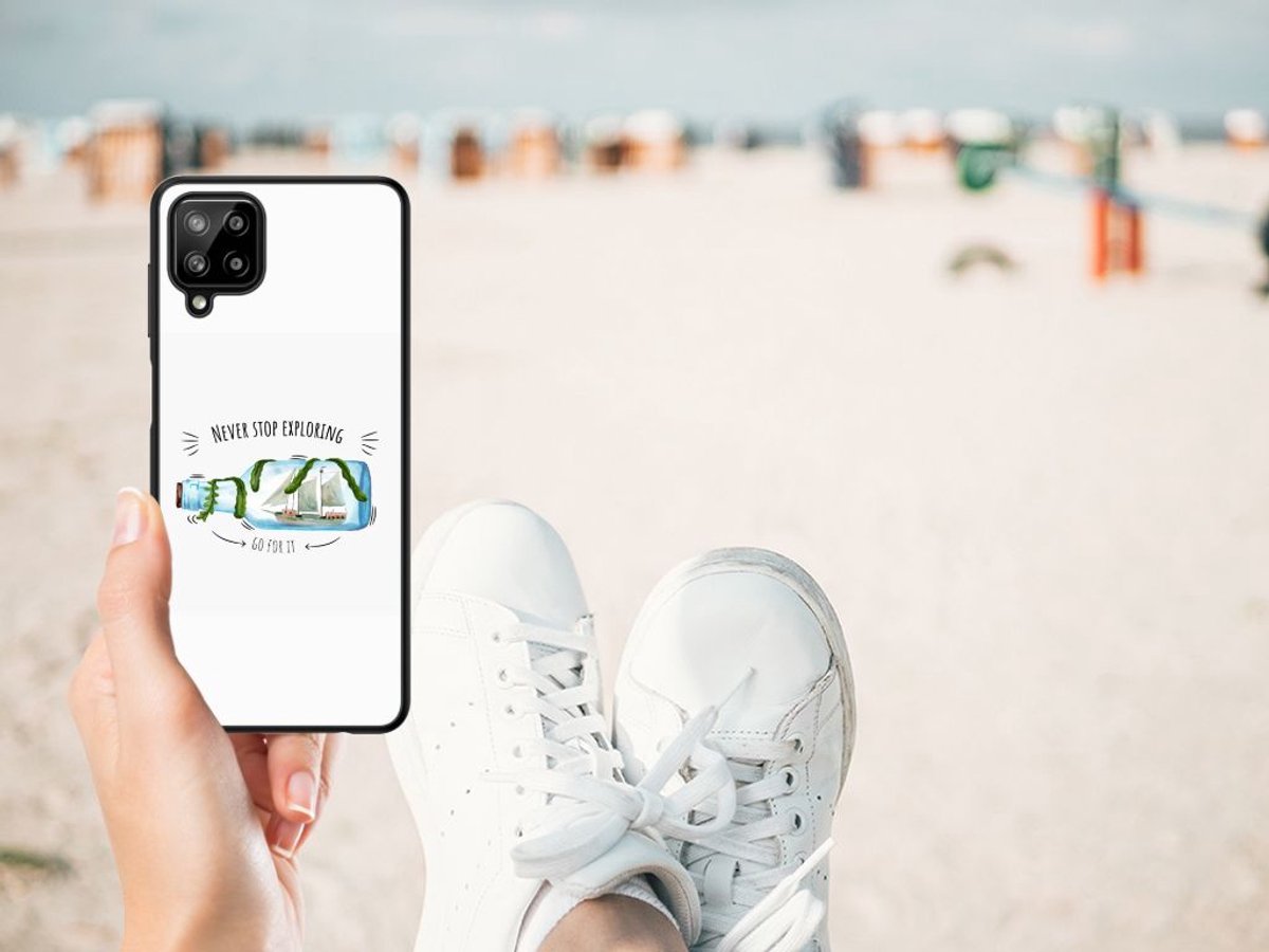 Samsung Galaxy A12 Hoesje Boho Bottle