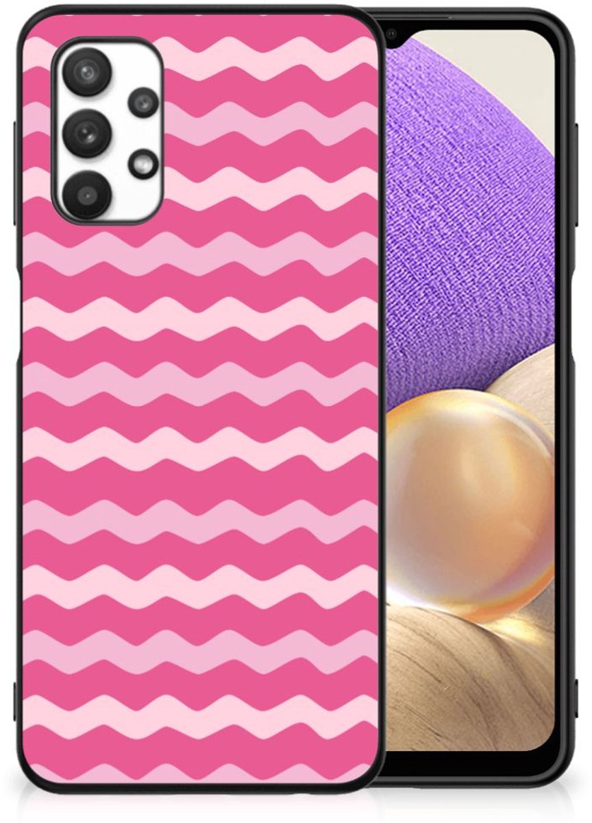 Samsung Galaxy A32 5G Back Case Waves Pink
