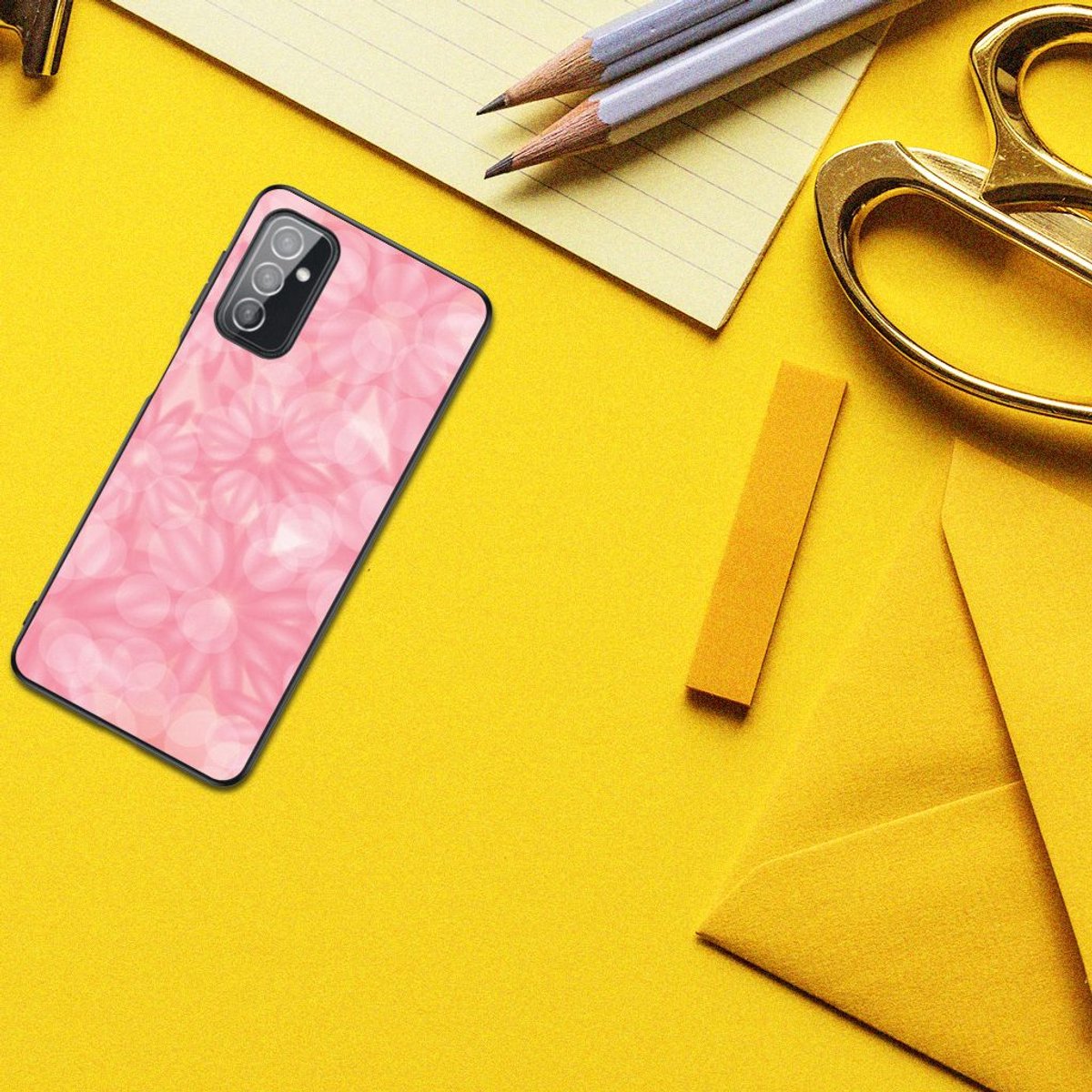 Samsung Galaxy M52 Bloemen Hoesje Spring Flowers