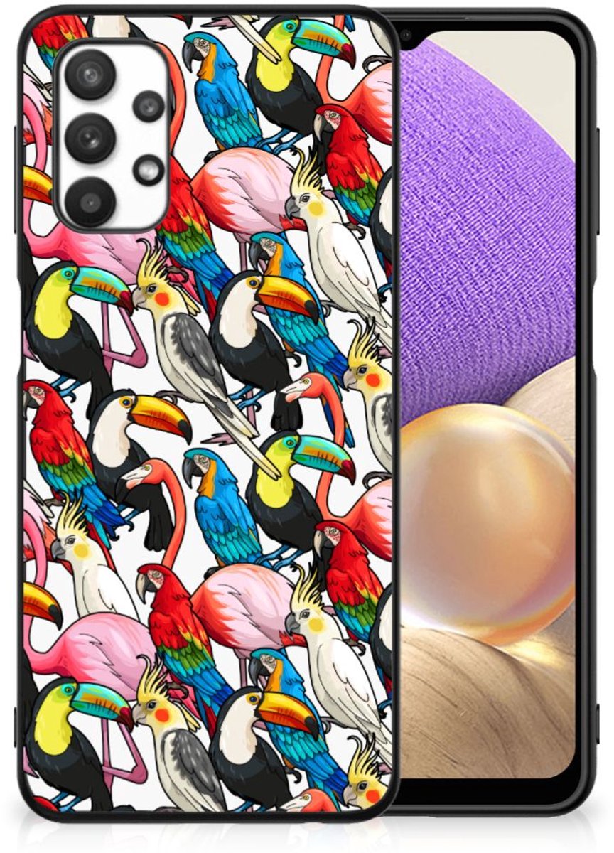 Samsung Galaxy A32 5G Dierenprint Telefoonhoesje Birds