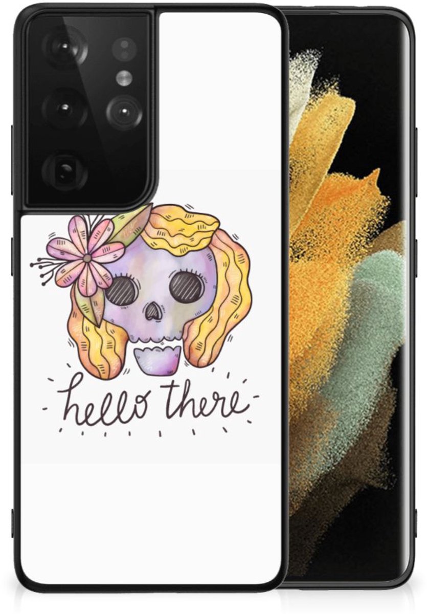 Telefoonhoesje Samsung Galaxy S21 Ultra Boho Skull