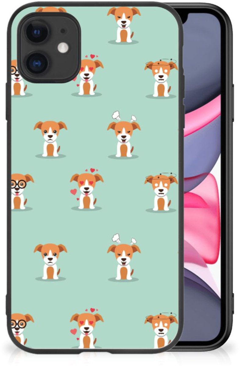 iPhone 11 Dierenprint Telefoonhoesje Pups