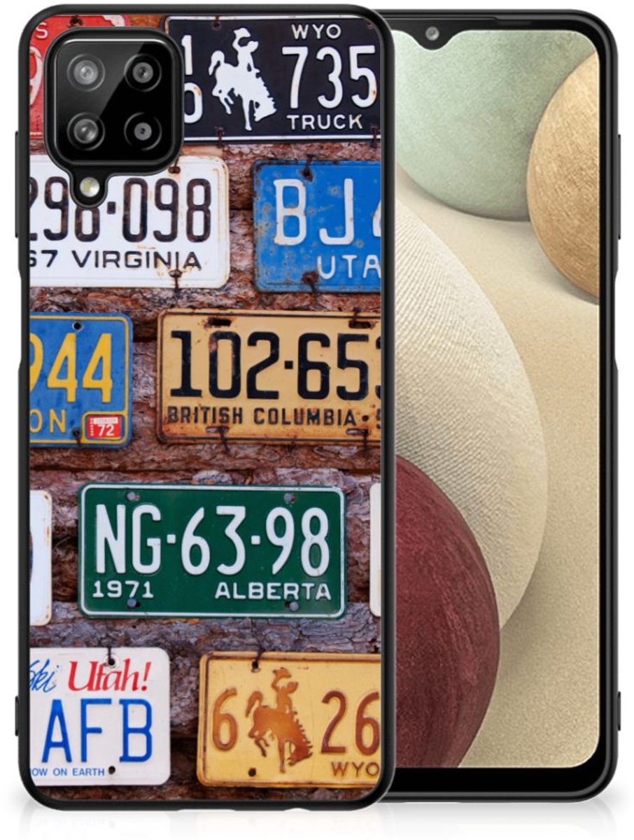 Samsung Galaxy A12 Silicone Back Case Kentekenplaten