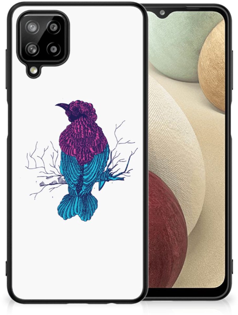Back Cover voor Samsung Galaxy A12 Hoesje Merel