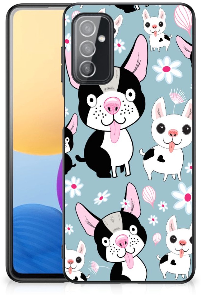 Samsung Galaxy M52 Dierenprint Telefoonhoesje Hondjes