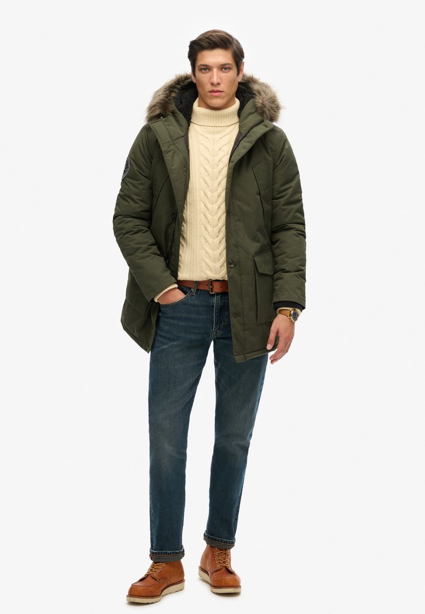 Superdry Everest Parka Heren Jas Khaki