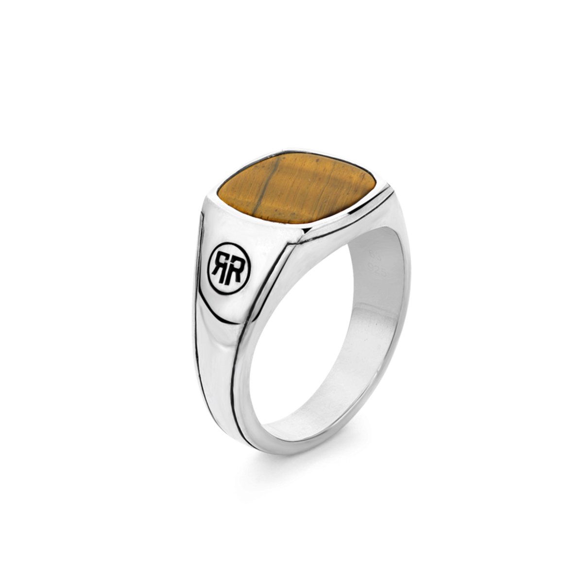 Rebel & Rose Ring Square Tiger - RR-RG051-S