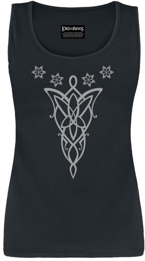 The Lord Of The Rings Abendstern Dames Tanktop - zwart - M