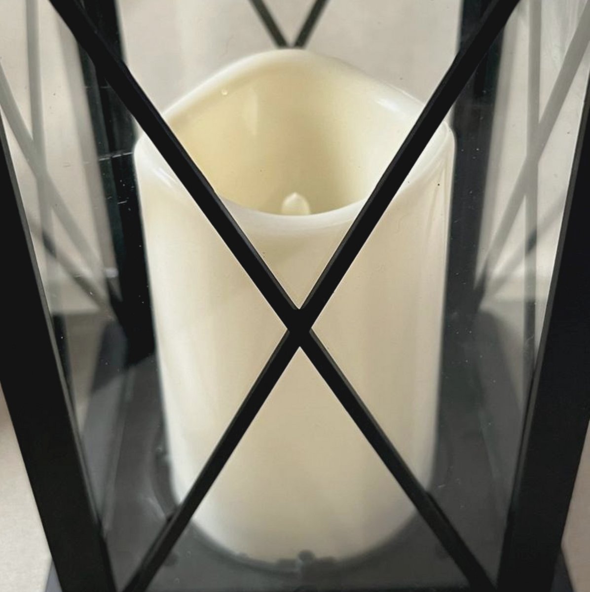 Atmosphera Solar tuinlantaarn met LED kaarslicht