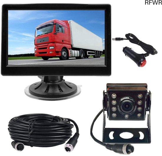 Achteruitrij camera met Inklapbare Monitor KJO13-K