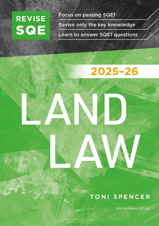 Revise SQE Land Law 2025/26 - cover