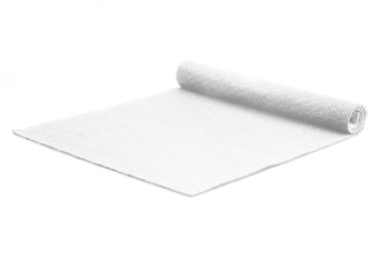 GJ Floors | Coureur standard de Tokyo | Blanc | 5 x 1 m | Excellente qualité | Événement, Mariage, Gala