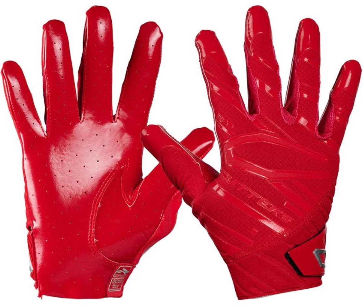 Cutters CG10680 Rev Pro 6.0 Receiver Gloves Solid M Red voor Sport American Football