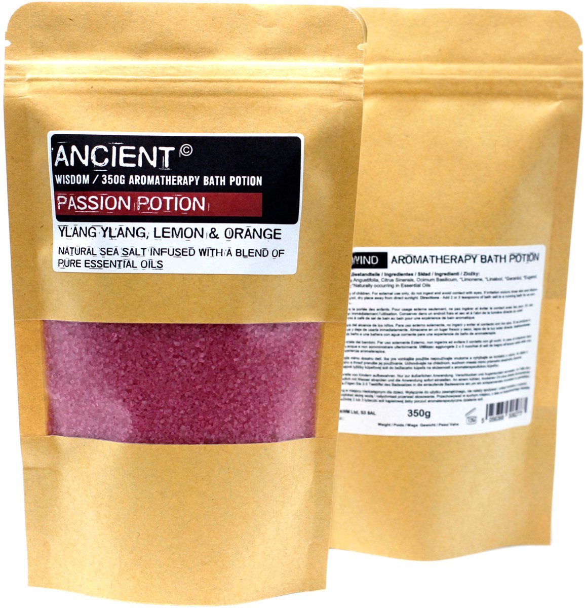 Aromatherapie Baddrankje in Kraftzak 350g - Passion