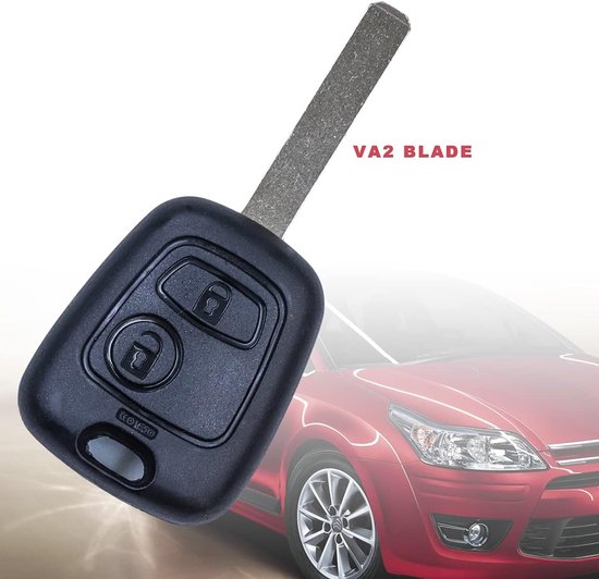 PHONILLICO Sleutelbehuizing Voor Citroen Berlingo Picasso Saxo Xsara Peugeot Partner 2 Toetsen Inklapbare Afstandsbediening Met Lemmet
