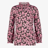 TwoDay meisjes coltrui met strikjes zwart roze - Maat 92
