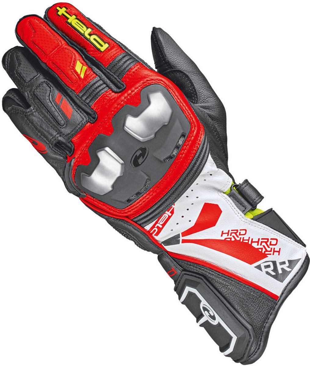 Held Akira RR Zwart Wit Rood Handschoenen - Handschoen