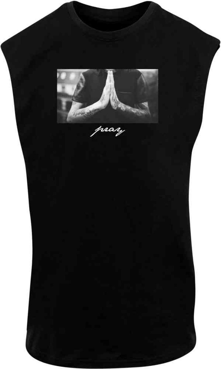 Mister Tee Pray Mouwloos shirt XXL Zwart