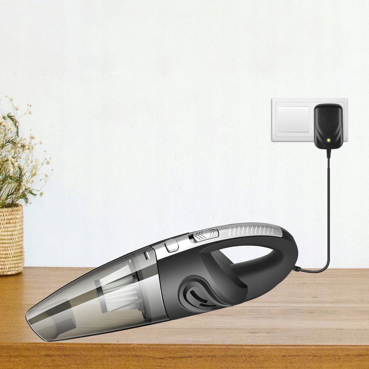 120W draadloze handstofzuiger voor in de auto - Auto - afbeelding 3