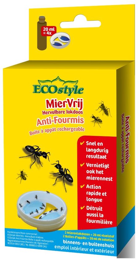 4. ECOstyle navulbare mierenlokdoos