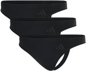 adidas Sportswear 3PK THONG - Sport Active Seamless - Packaged Panties – Damen Onderbroek - 3x zwart