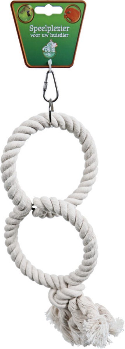 De Boon Touwring Katoen 2-Ring Klein - 13CM
