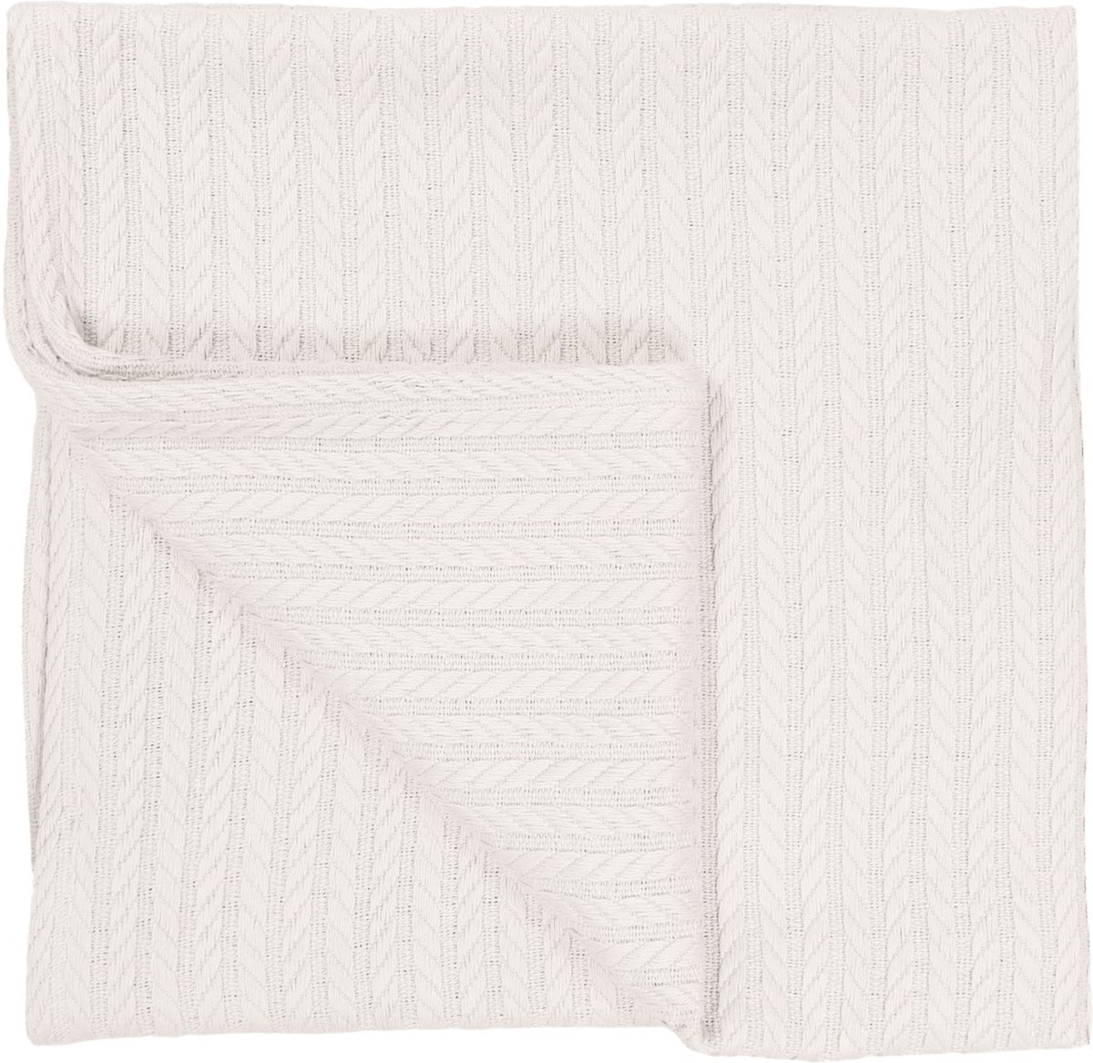 MamaLoes Off-white 100x150cm Knitted Ledikantdeken