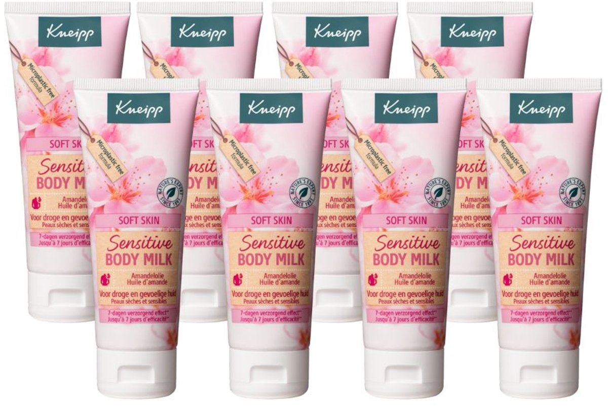 Goedkoopste 8x Kneipp Body milk Soft Skin (75 ml