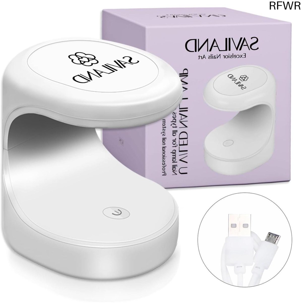 RFWR® Mini Nagellamp 16W UV/LED voor Gel Nagellak en Nail Art