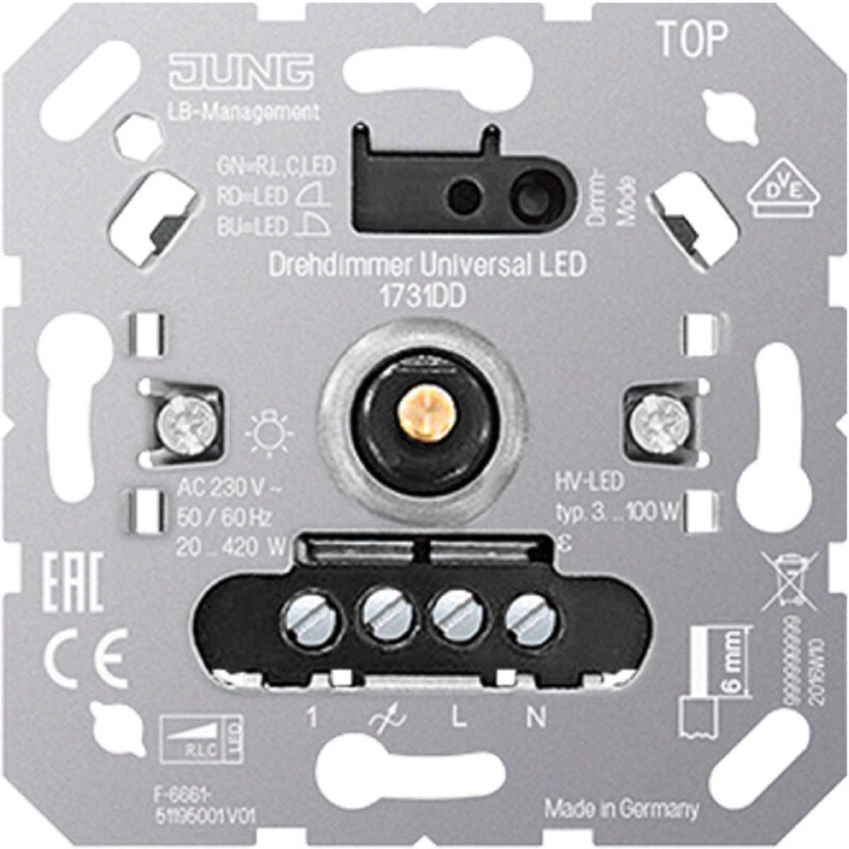 Jung universele LED dimmer (1731DD)