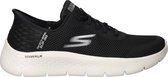 Skechers Go Walk Flex - Sneakers - Grand Entry Dames Instappers - Zwart - Wit