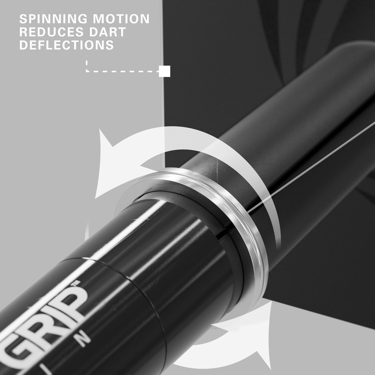 Target Pro Grip 3 Set Spin Black - Dart Shafts Medium