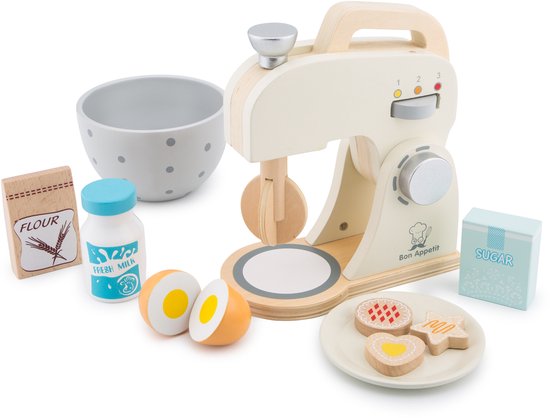 New Classic Toys - Ensemble - Robot Mixer - Blanc