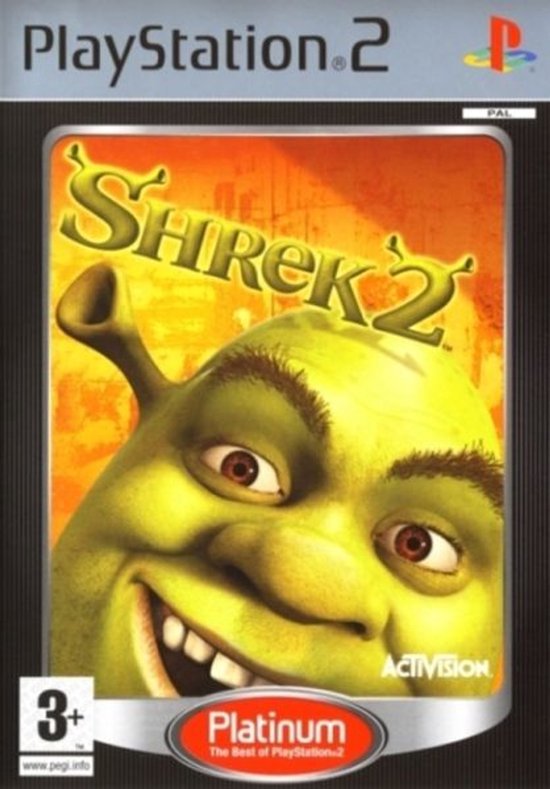 Shrek 2 platinum (ps2 used game)