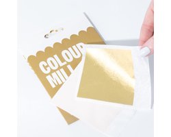 Colour Mill Edible Gold Leaf Transfer 23kt - 8cm pk/5