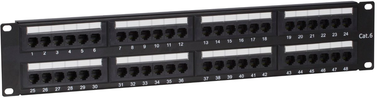 DSIT CAT6 UTP patchpaneel - 48 poorts