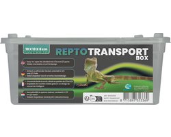 Repto Transparante transportbox voor reptielen, amfibieën en insecten | 19 tot 37 cm 37 x 24 x 16CM