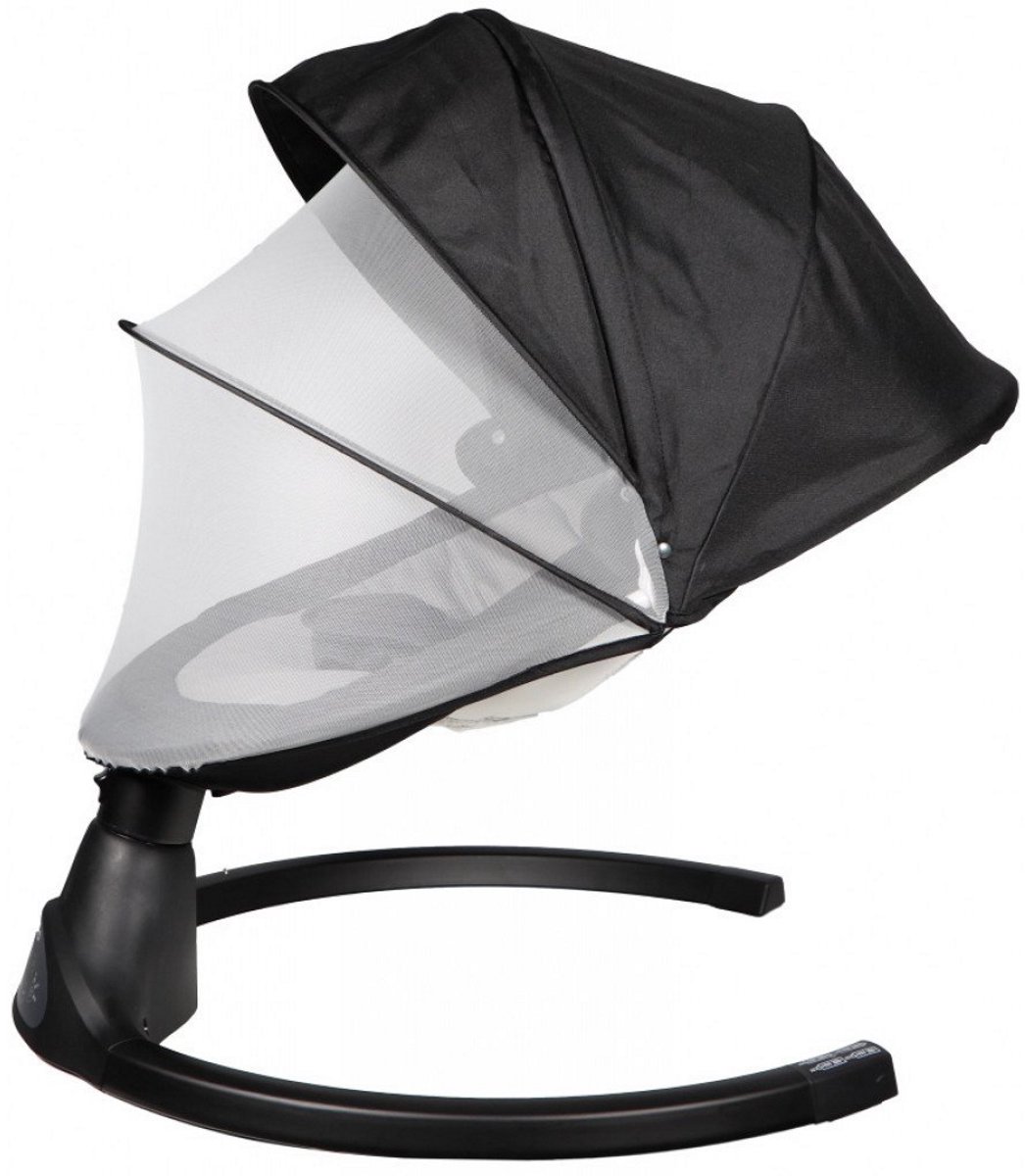 Ding Hugg Swing Babyschommel - Zwart - Draaibare babyswing - Met Muziek en Bluetooth — afbeelding 11