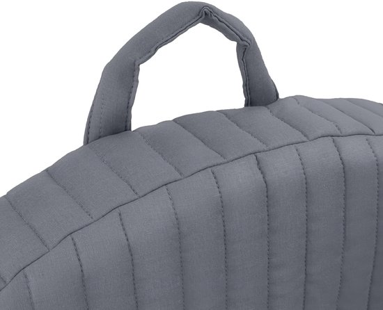 Albero Mio Stripe Graphite Kinderfauteuil - Kindersofa - Kinder Fauteuil - Kinderfauteuils - Peuterstoeltje — afbeelding 4