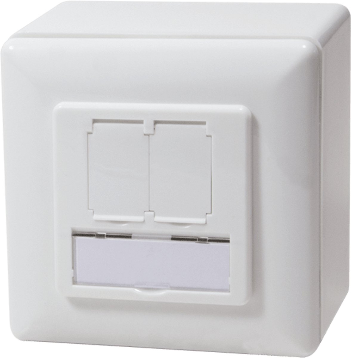 CAT5e UTP / STP opbouwdoos - wit