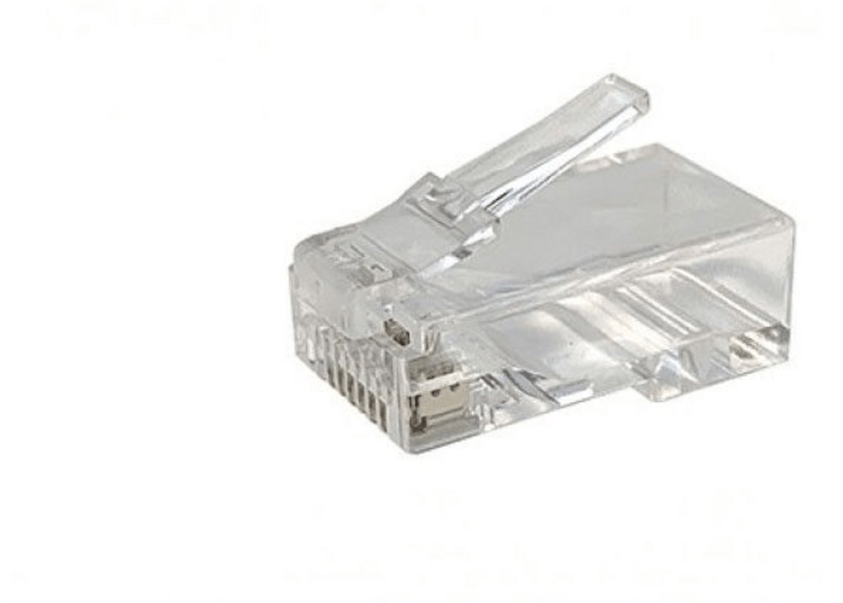 DANICOM UTP CAT6 RJ45 Connector - voor soepele kern - 10 stuks